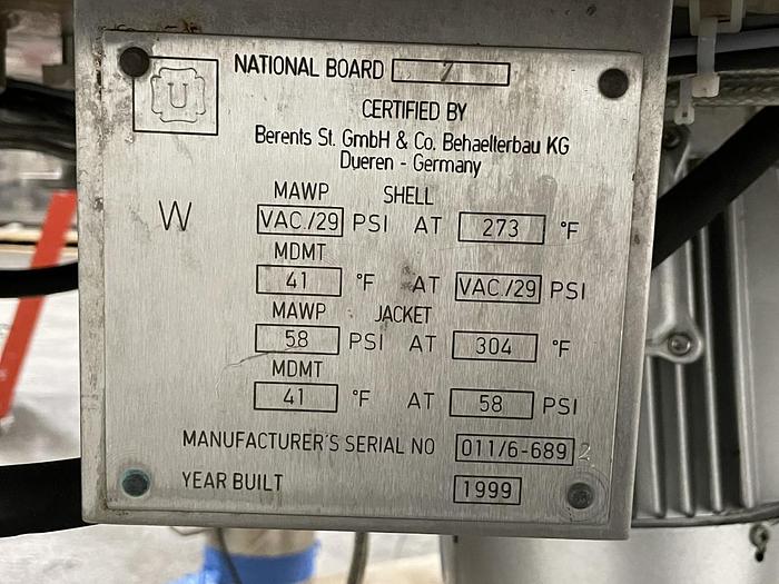 Used 1,200 LITER A BERENTS BECOMIX MODEL RW 1200 CD + F1000