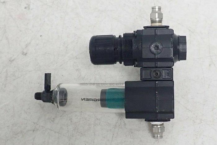 Used Excelon F72C-2AN-QL0 150 PSIG Filter w/ Norgren R72G-2AK-RFN 300 PSIG Regulator