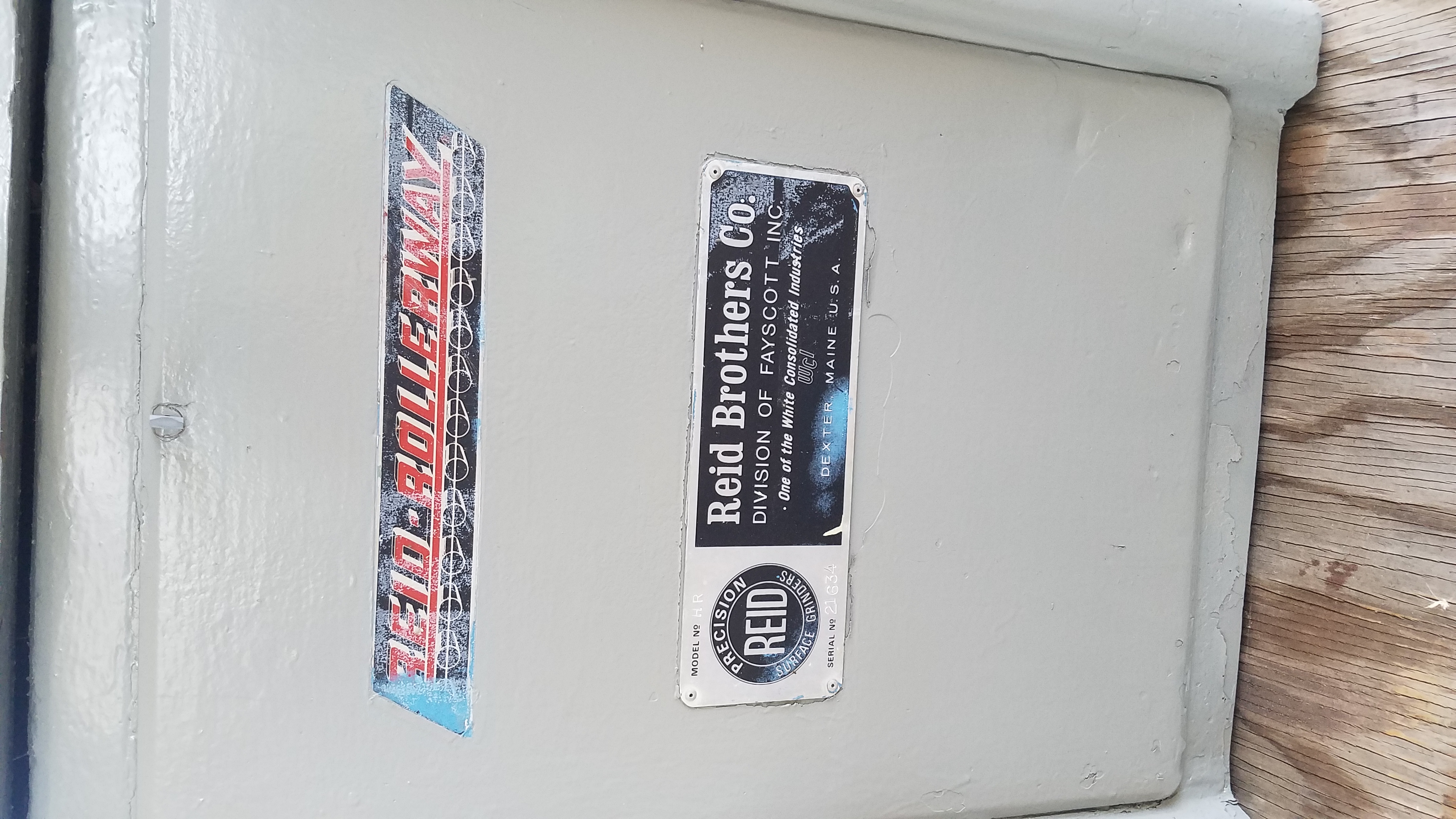 Used Reid Model HR 6" x 18" Surface Grinder