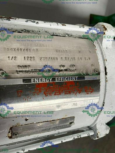 Used Masterflex 7585-50 Peristaltic Pump w/ Reliance Electric P56X40745 1/2 HP Motor