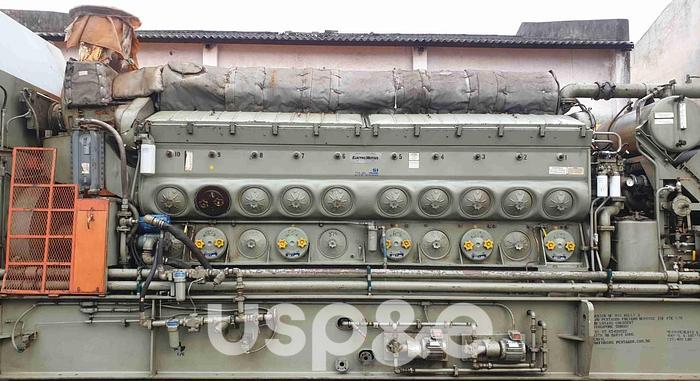 Used 36 MW 2008 Used EMD L20-710-G7C-T2 Diesel Power Plant