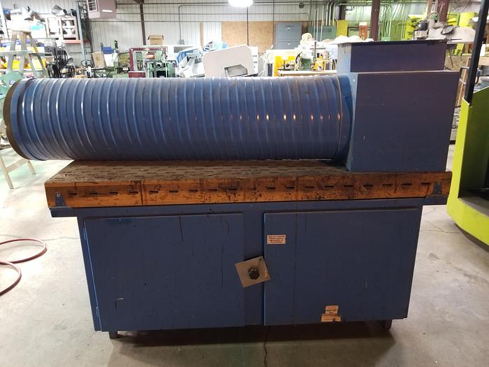 Used Denray 3672B Downdraft Table