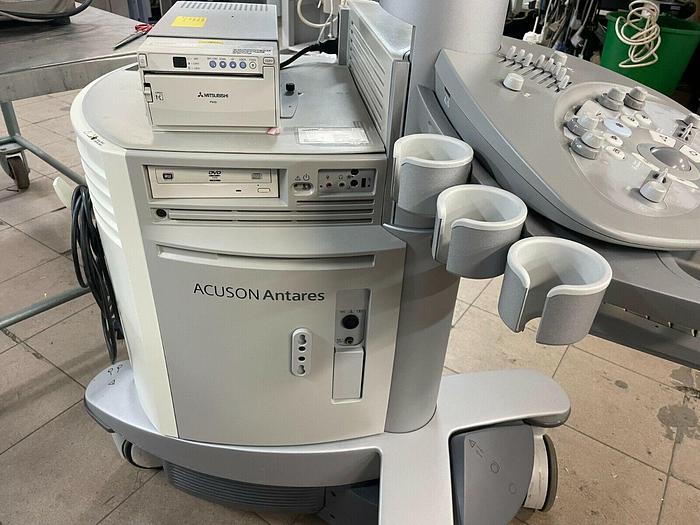 Used Siemens Acuson Antares , Ultrasound with 3 probe : PX4-1 , VFX9-4 , VFX13-5