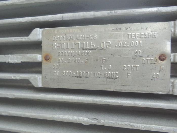 Used Mixer, Agitator, 30 HP, Gearbox, SEW, 38 PRM Out, 230/460V, #L743457