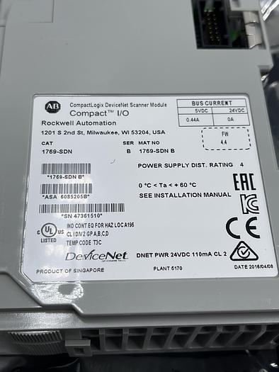 Allen-Bradley 1769-SDN SER B FW 4.4
