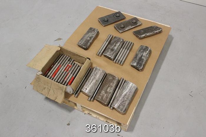 Unused 1 Lot of (9) Black Clawson 12P Foils and Studs #36103