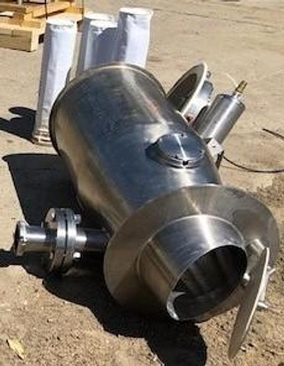 Used Dust Collector, Baghouse, 16" Dia., S/st, (4) Bags #S741441