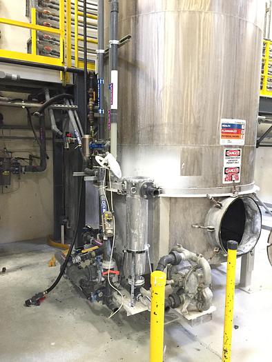 Used Tank, 4,750 Gallon, S/St, 6' X 21', FT/DB (2) #S740651