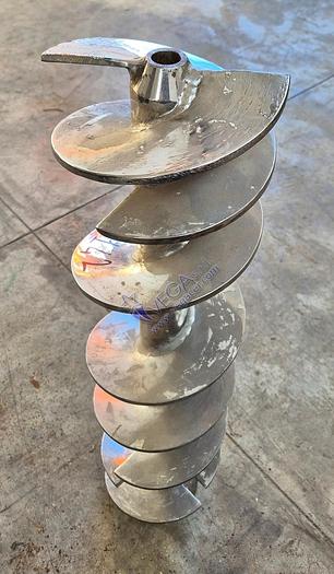 Usato Lower screw spare part for de airing-pugmill VICENTINI mod. IMP-250M