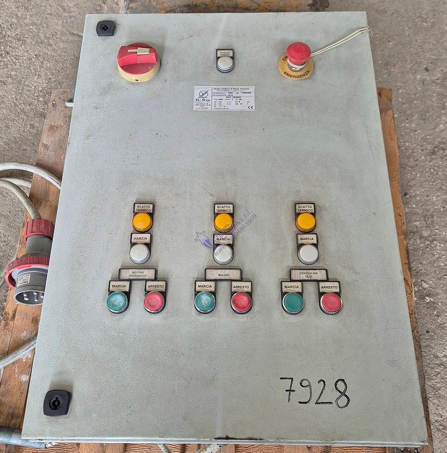 Usato De-airing pugmill NETZSCH mod. 250-25