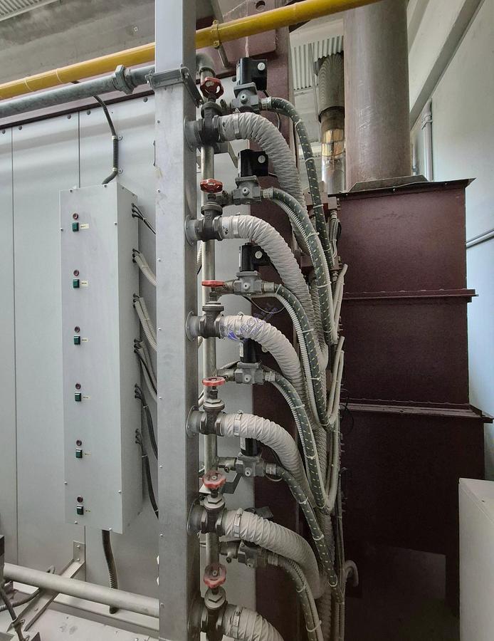 Usato Gas turbo kiln MORETTI mod. FRNA/6 - 6,2 m3, 1400°C