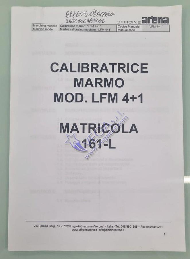 Usato Rectifying machine ARENA mod. LFM 4+1