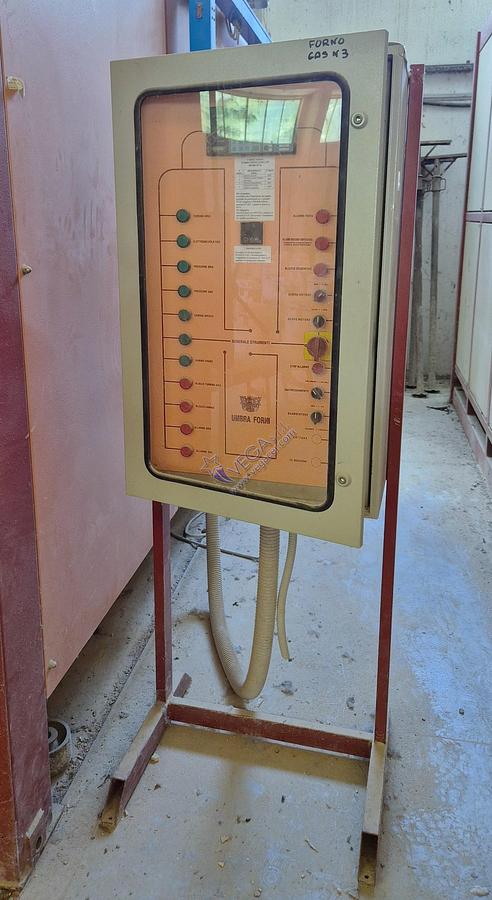 Usato Gas turbo kiln UMBRA FORNI mod. TURBO.FIRING.LINE - 4 m3, 1100°C