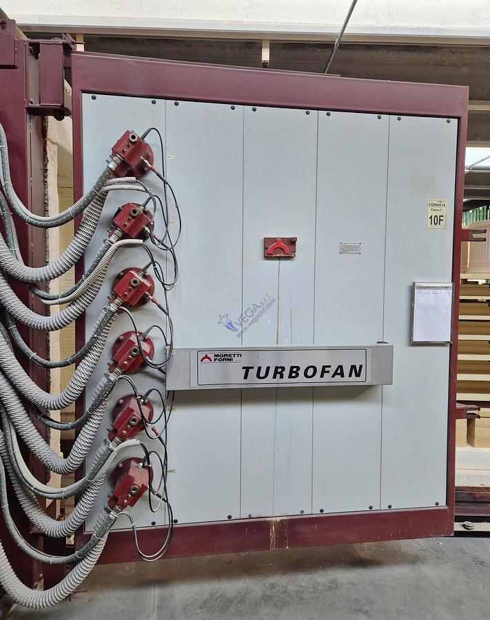 Usato Gas turbo kiln MORETTI mod. FRNA/6 - 6,2 m3, 1400°C