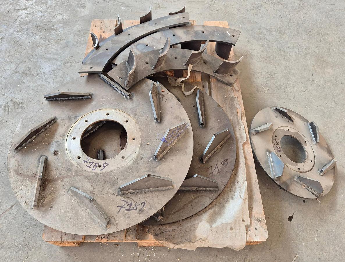 Rotor spare part for heavy duty blunger VICENTINI mod. 1000