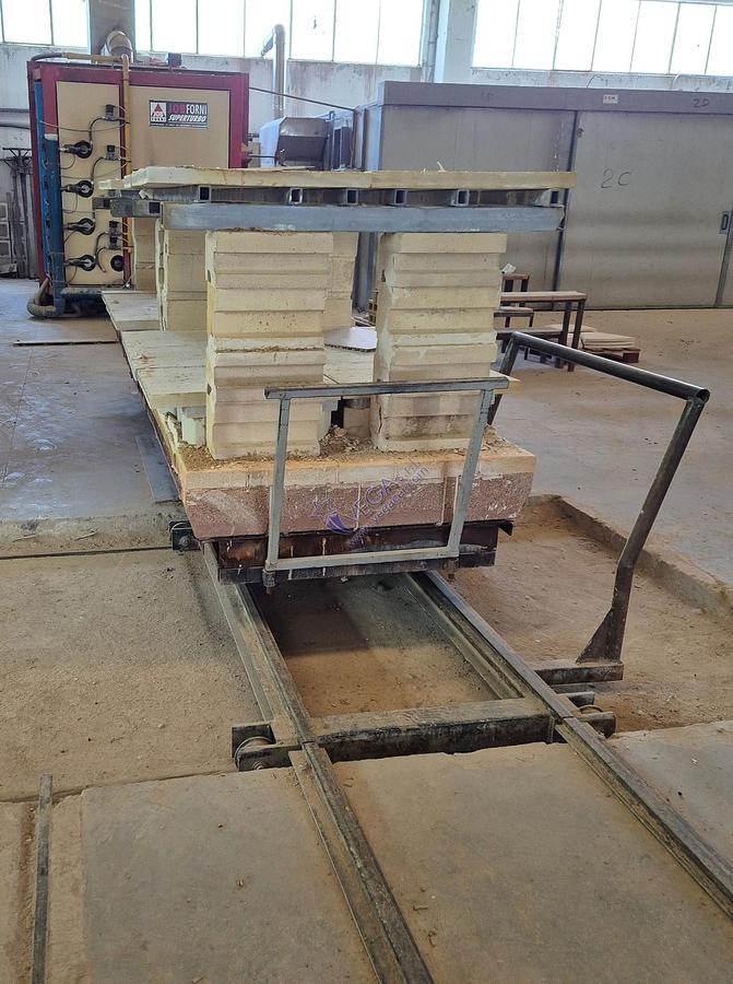 Usato Turbo kiln JOB FORNI for high temperature 1450 °C with bricks lining 
