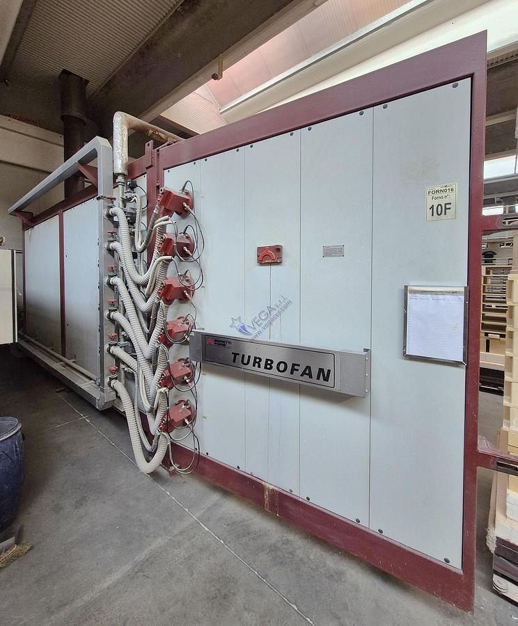 Usato Gas turbo kiln MORETTI mod. FRNA/6 - 6,2 m3, 1400°C