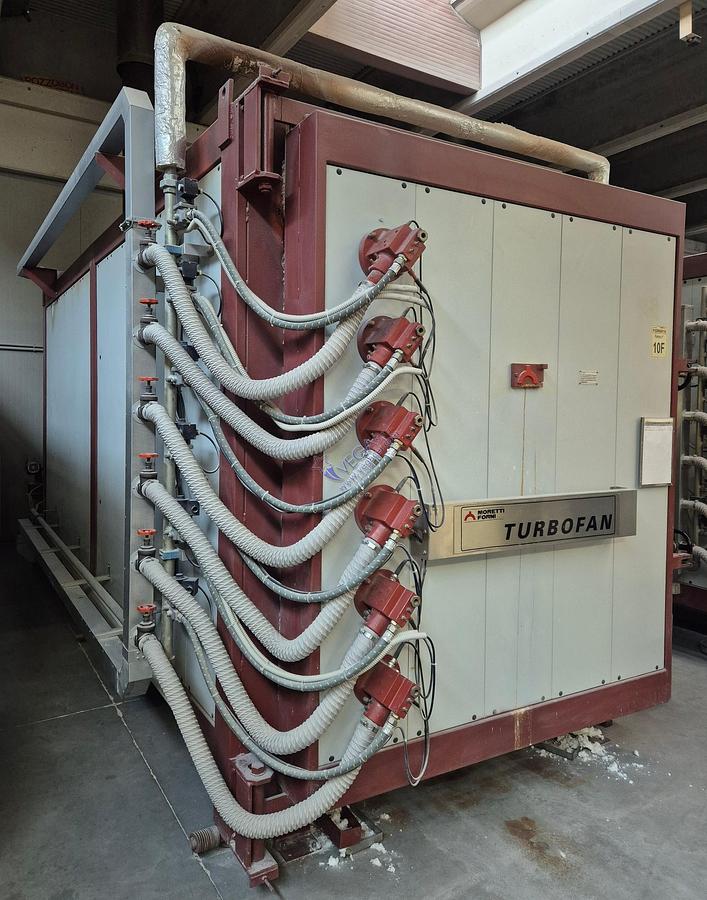 Usato Gas turbo kiln MORETTI mod. FRNA/6 - 6,2 m3, 1400°C