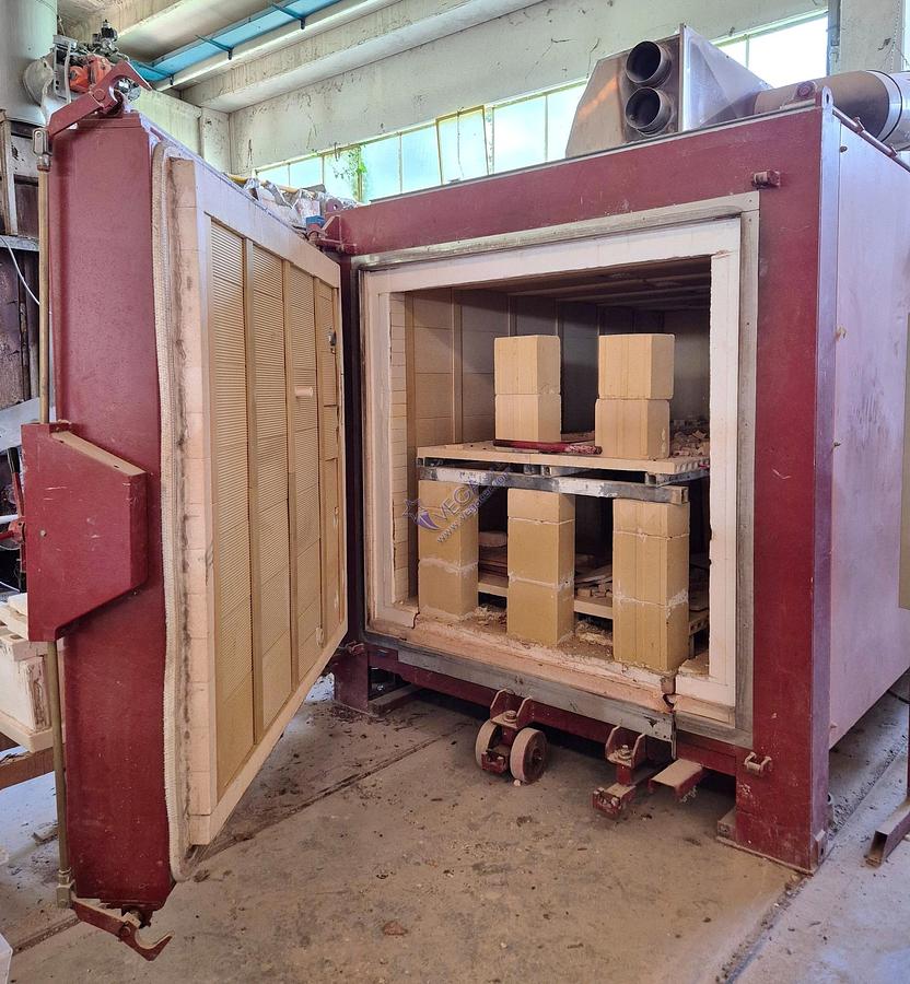 Usato Gas turbo kiln UMBRA FORNI mod. TURBO.FIRING.LINE - 4 m3, 1100°C