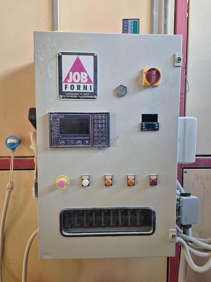 Usato Turbo kiln JOB FORNI for high temperature 1450 °C with bricks lining 
