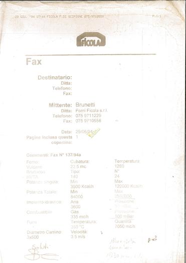 Usato Gas turbo kiln FICOLA mod. VULCANO