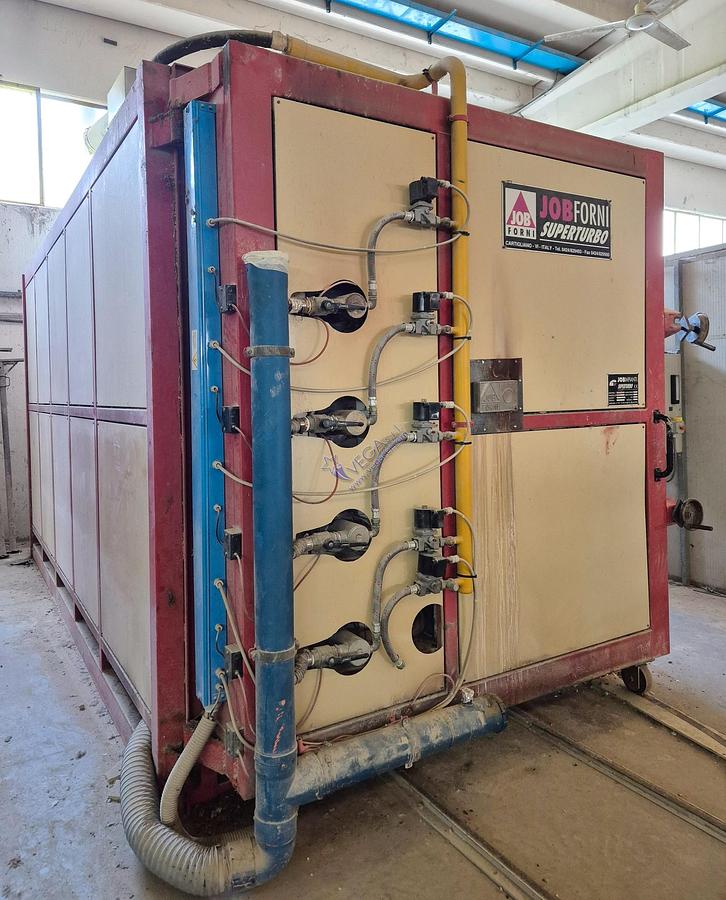 Usato Turbo kiln JOB FORNI for high temperature 1450 °C with bricks lining 