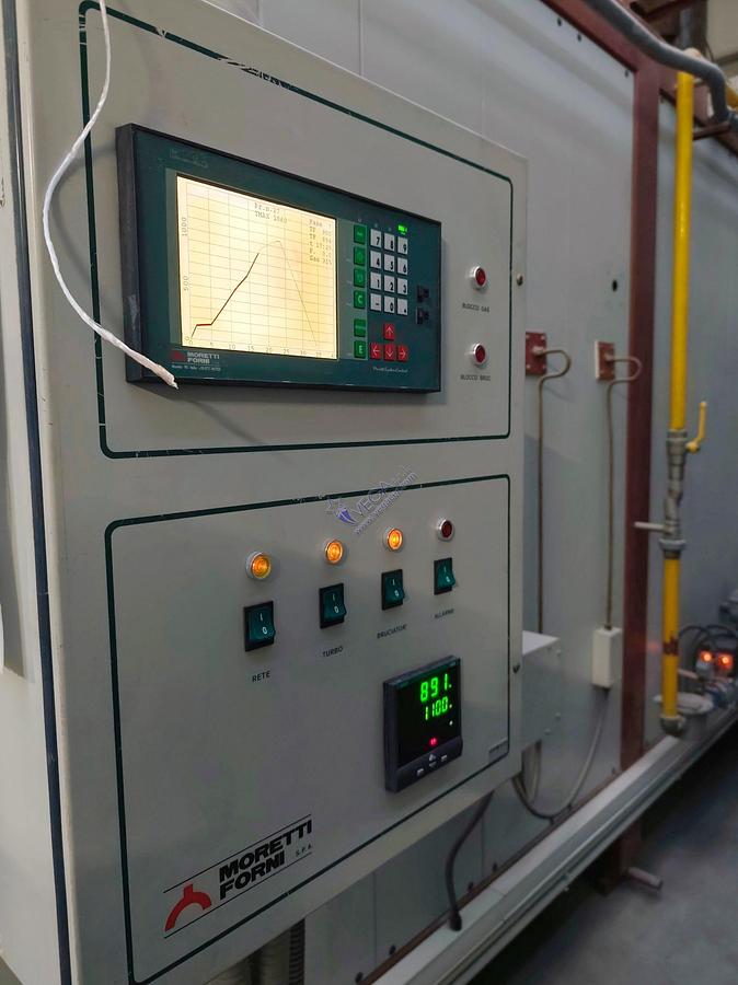 Usato Gas turbo kiln MORETTI mod. FRNA/6 - 6,2 m3, 1400°C