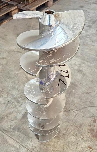 Usato Lower screw spare part for de airing-pugmill VICENTINI mod. IMP-250M