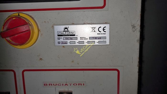 Usato Gas turbo kiln ITALFORNI mod.TV30