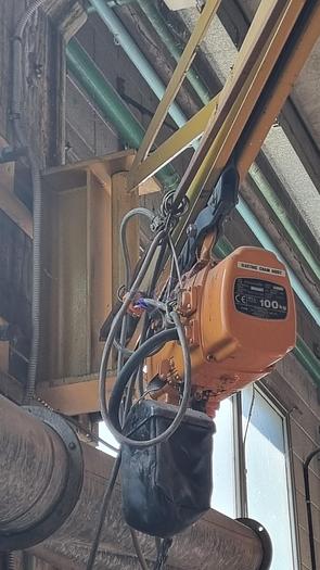 Usato Jib crane with KITO hoist 100 kg capacity