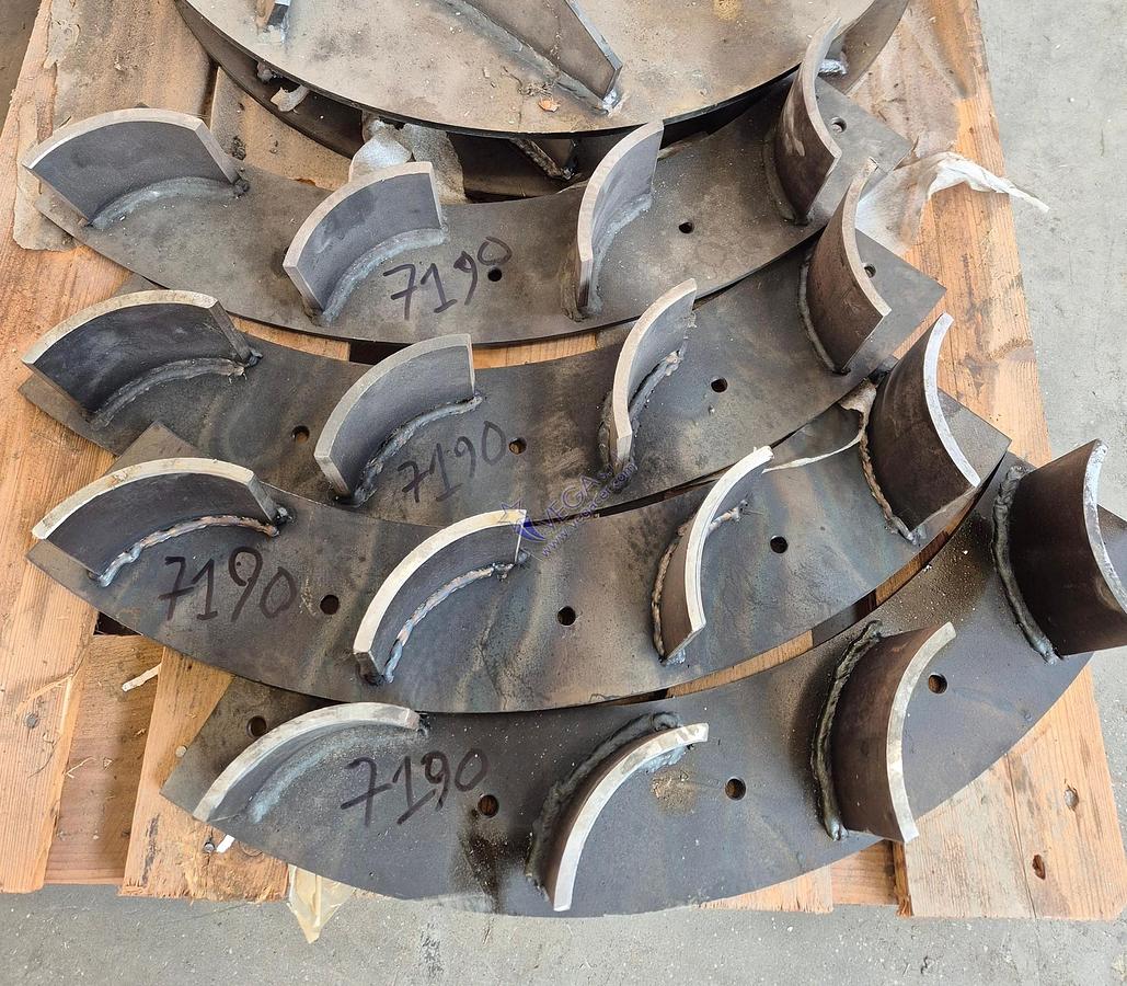 Fixed paddles spare part for heavy duty blunger VICENTINI mod. 1000