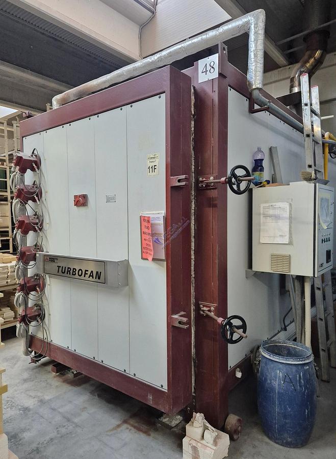 Usato Gas turbo kiln MORETTI mod. FRNA/6 - 6,2 m3, 1400°C