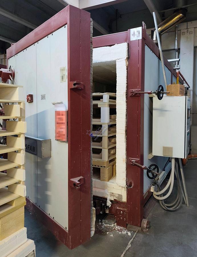 Usato Gas turbo kiln MORETTI mod. FRNA/6 - 6,2 m3, 1400°C