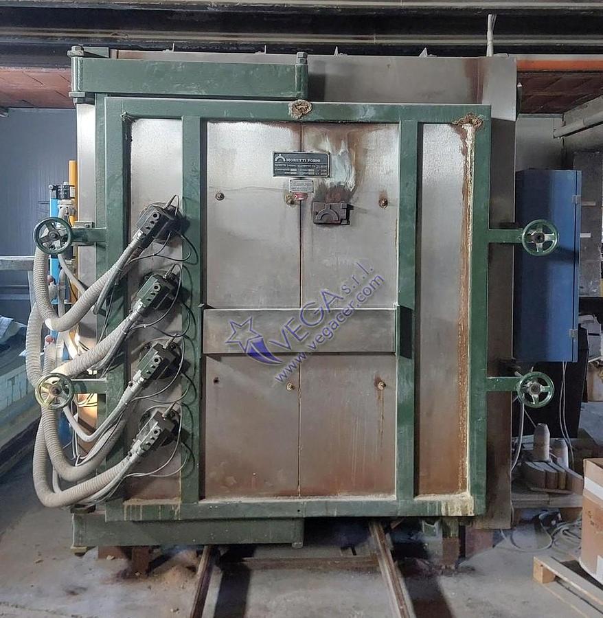 Usato Gas turbo kiln MORETTI mod. FRTA3 series CD/F - 3 m3, 1300°C