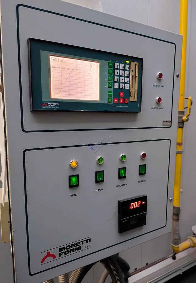 Usato Gas turbo kiln MORETTI mod. FRNA/6 - 6,2 m3, 1400°C