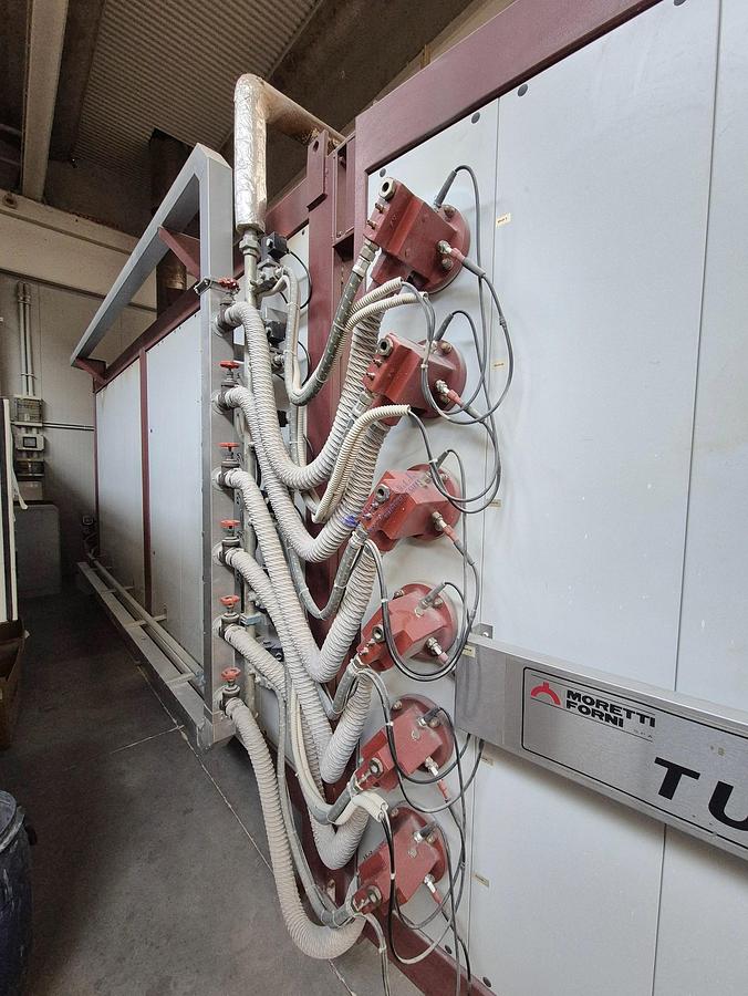 Usato Gas turbo kiln MORETTI mod. FRNA/6 - 6,2 m3, 1400°C