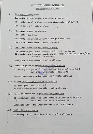 Usato Filterpress Rittershaus & Blecher 