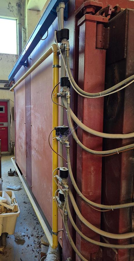 Usato Gas turbo kiln UMBRA FORNI mod. TURBO.FIRING.LINE - 4 m3, 1100°C