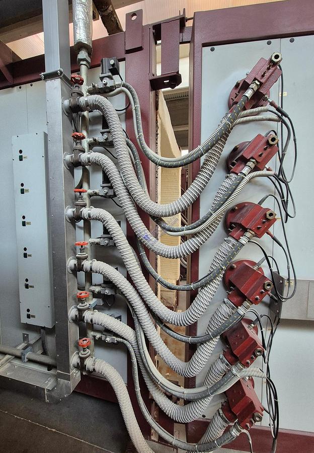 Usato Gas turbo kiln MORETTI mod. FRNA/6 - 6,2 m3, 1400°C