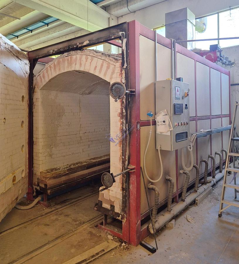 Usato Turbo kiln JOB FORNI for high temperature 1450 °C with bricks lining 