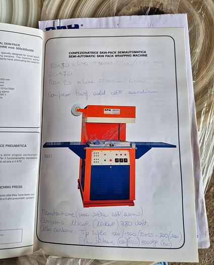 Usato Semi-automatic skin pack wrapping machine APM 