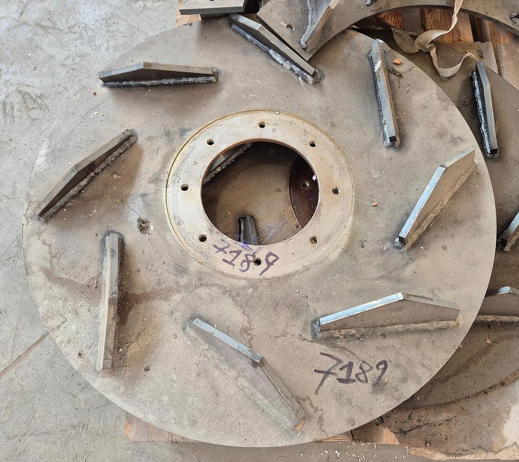 Rotor spare part for heavy duty blunger VICENTINI mod. 1000