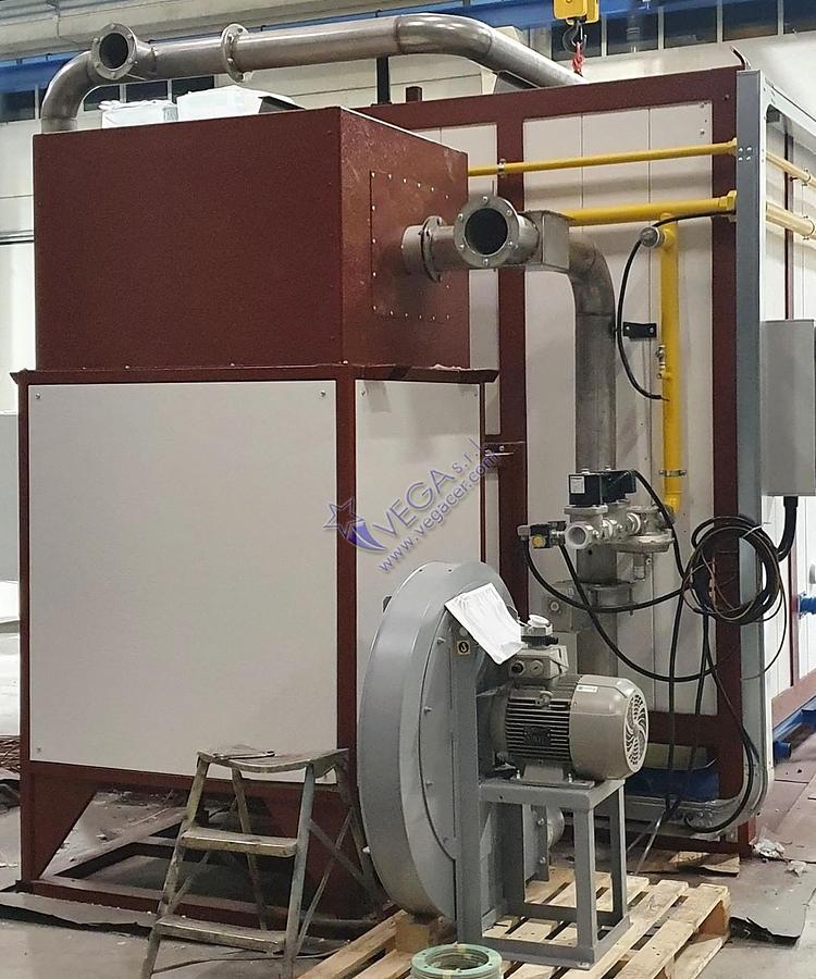 Ricondizionato Gas turbo kiln FICOLA mod. mod. F6-14