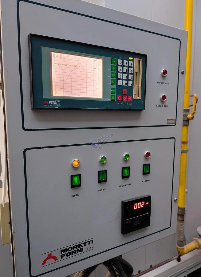 Usato Gas turbo kiln MORETTI mod. FRNA/6 - 6,2 m3, 1400°C
