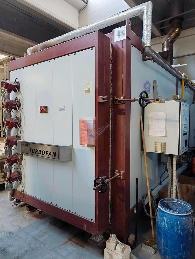 Usato Gas turbo kiln MORETTI mod. FRNA/6 - 6,2 m3, 1400°C