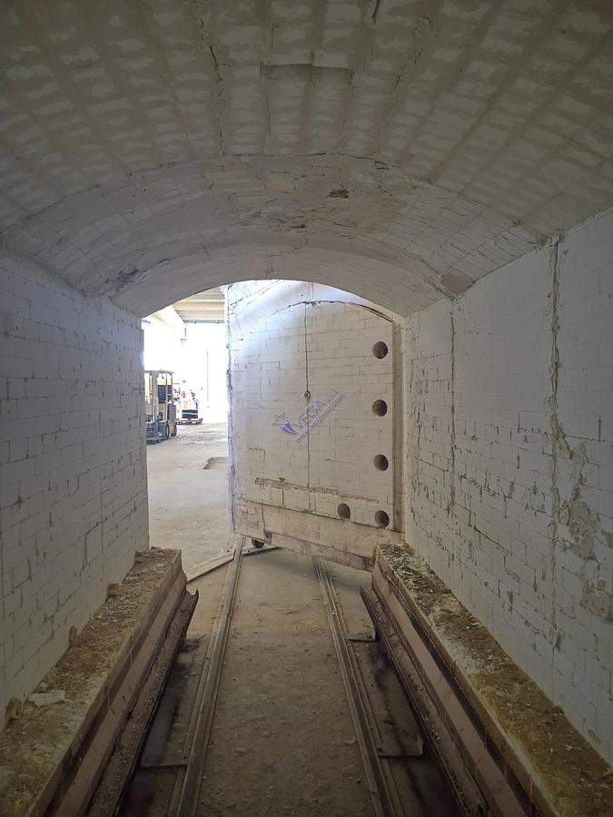 Usato Turbo kiln JOB FORNI for high temperature 1450 °C with bricks lining 