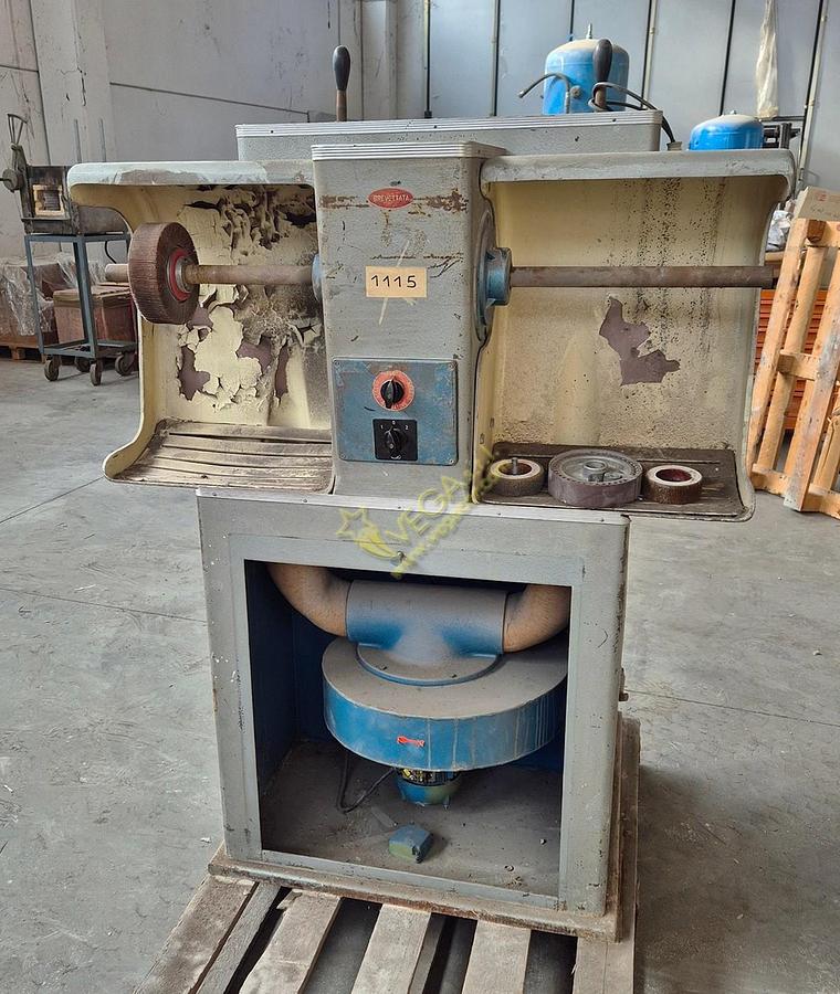 Usato Polishing machine for metals with aspirator BREVETTATA