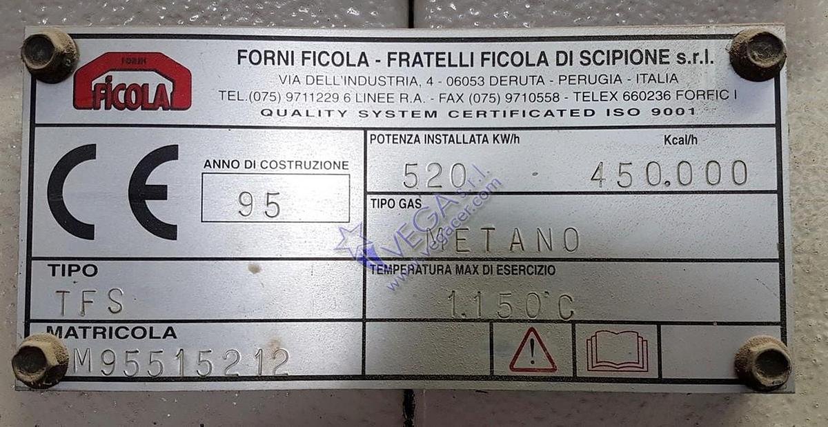 Usato Gas turbo kiln FICOLA mod. TSF