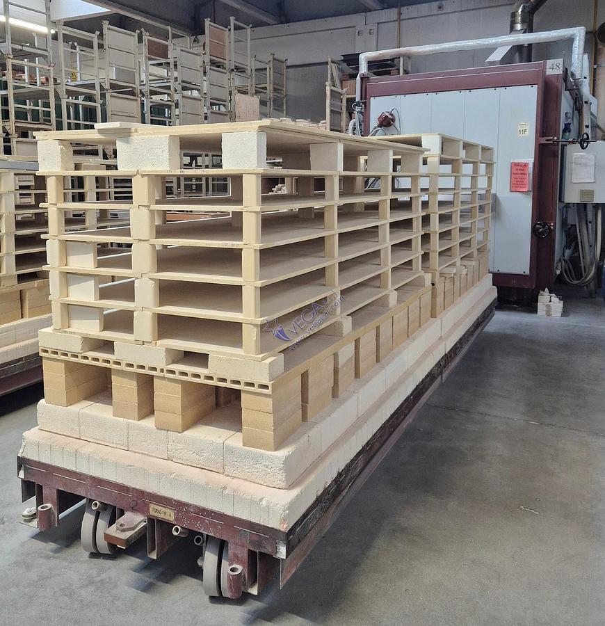 Usato Gas turbo kiln MORETTI mod. FRNA/6 - 6,2 m3, 1400°C