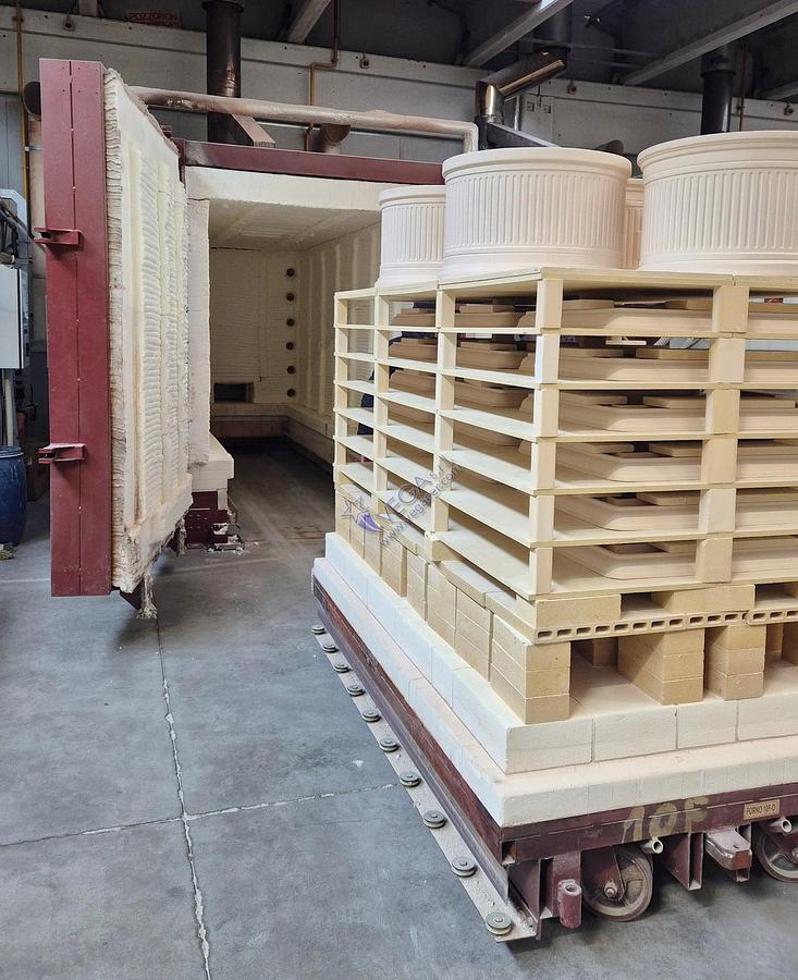 Usato Gas turbo kiln MORETTI mod. FRNA/6 - 6,2 m3, 1400°C